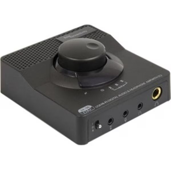 SYBA Multimedia SD-DAC63116 Multimedia USB 2.0 DAC 24 Bit 96 KHz Plus Stereo Headphone Amplifier, Syba Multimedia, Mfr#: SD-DAC63116